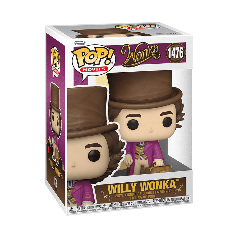 Figurka winylowa Funko Pop! Wonka Willy Wonka z walizką