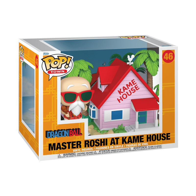 Figurka winylowa Funko Pop! Town Dragon Ball Master Roshi przy Kame House