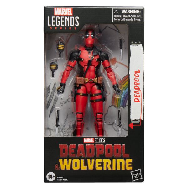 Figurka akcji Marvel Legends Series Deadpool z akcesoriami